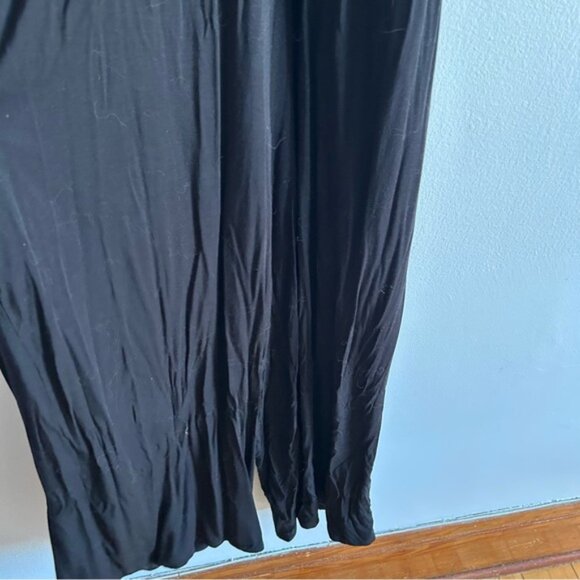Anthropologie Maeve Sz M Black Relaxed Halter Jumpsuit - Picture 6 of 11
